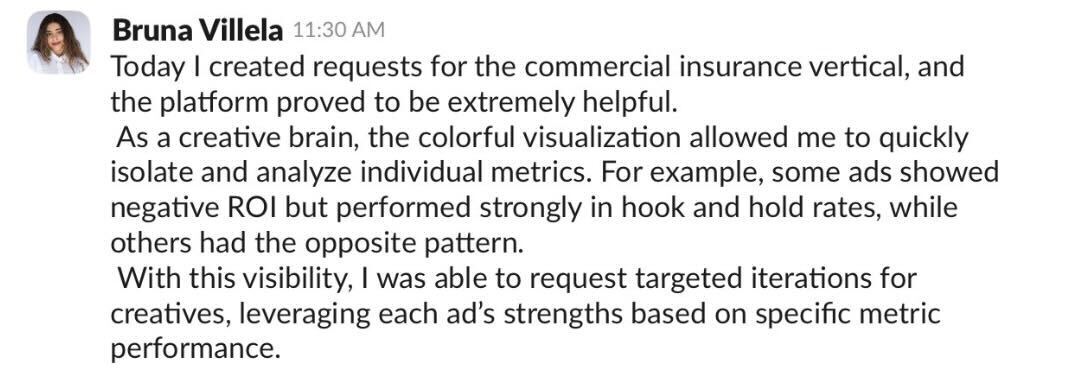 Bruna Villela testimonial